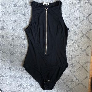 Zip Front Tank Bodysuit